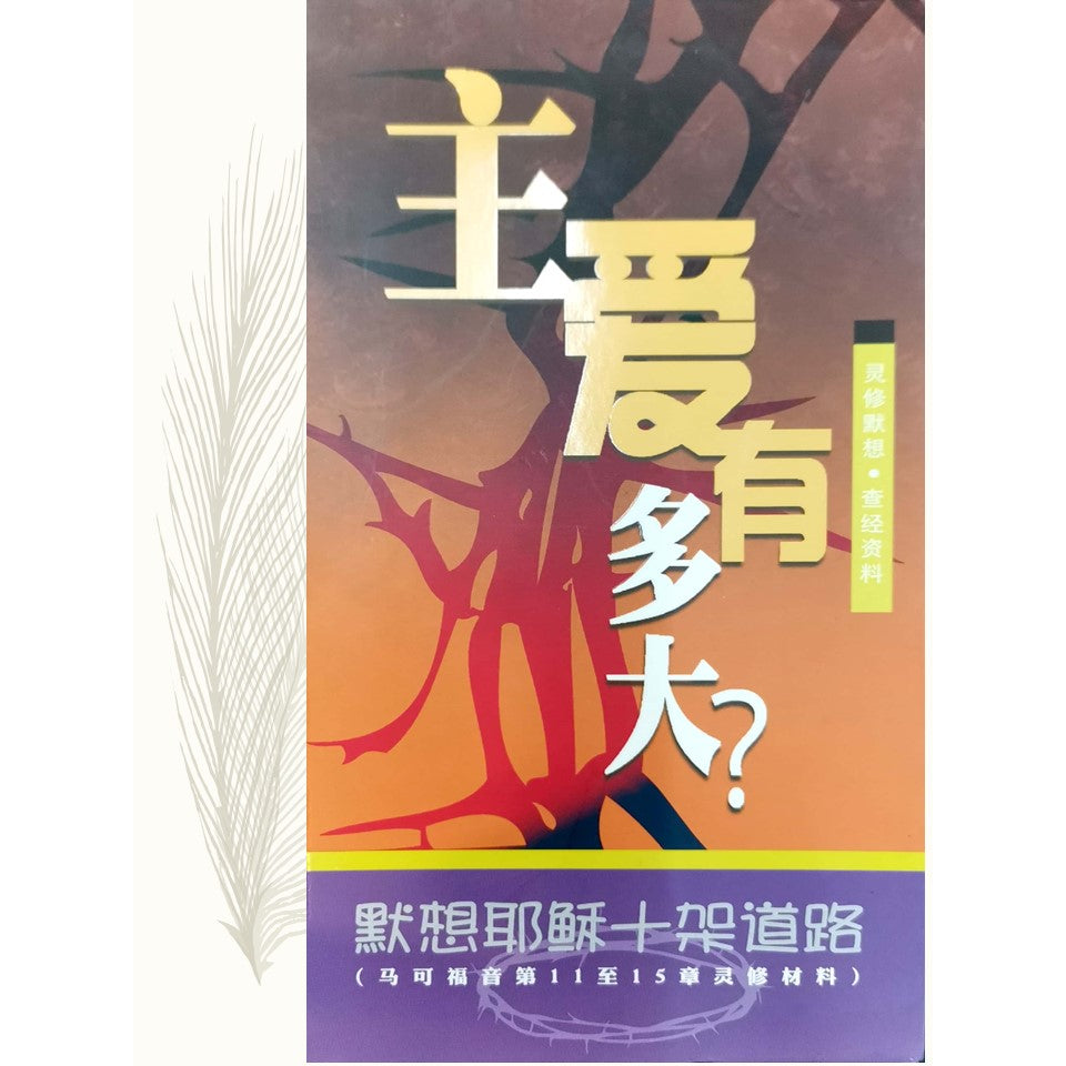 主爱有多大?默想耶稣十架道路(灵修默想、查经资料)