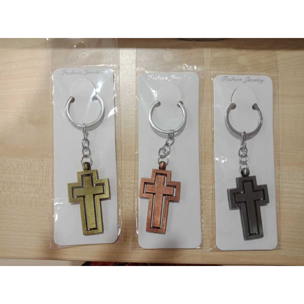 Cross Design Keychain